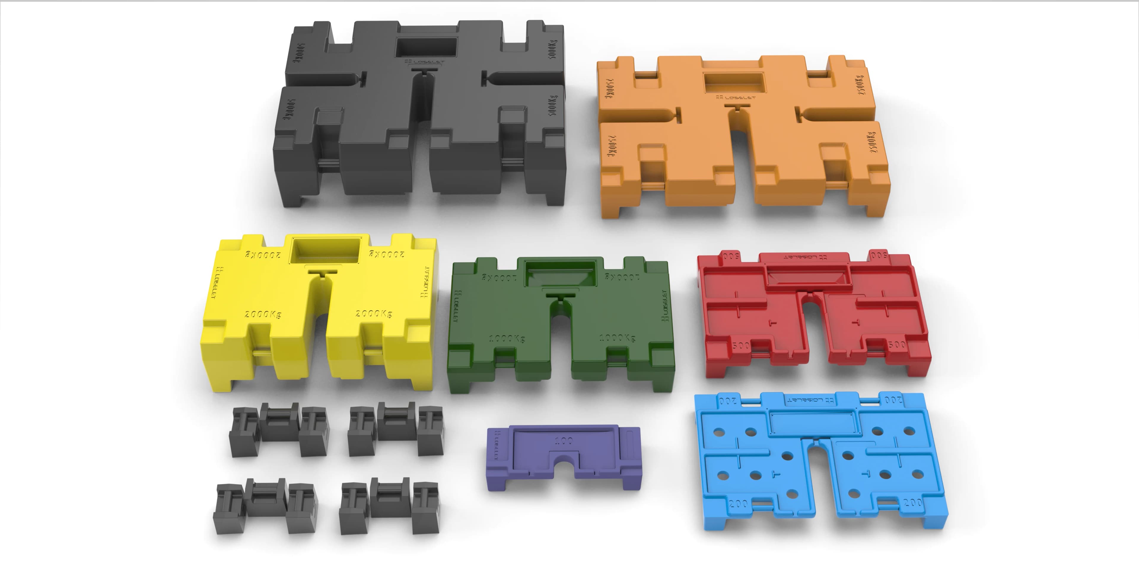 Masse des Ballastgewichts VGP Referenz Lasttest