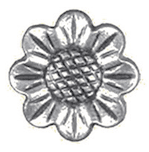 Dekorative Rosette Guss - 124