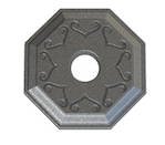 Dekorative Rosette aus Gusseisen - 1675