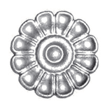 Dekorative Rosette Gusseisen - 668