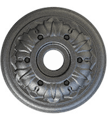 Dekorative Rosette aus Gusseisen - Ethnisch