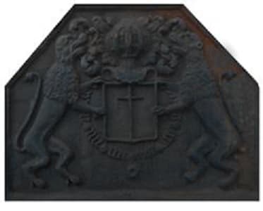 Stark ausgeprägte alte Plakette