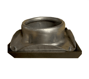 Verstellbarer Lüftungsgitter mit Gehäuse