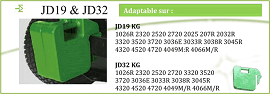 John Deere Traktorgewichte 32 kg - JD32