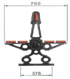 Doppelter Stadtbankfuß von Paris
