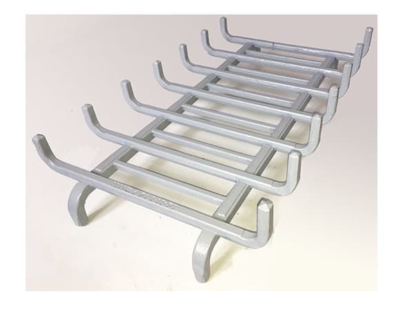 Kaminholzträger Gusseisen Schale 7 Stäbe