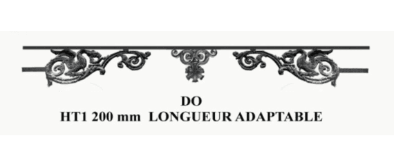 Fensterstütze aus Gusseisen — Ref DO