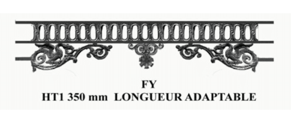 Fensterstütze aus Gusseisen — Ref. FY